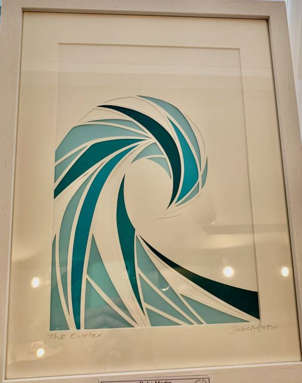 - a , Paper Sculpture by Debs Martin, measuring 28 x 19 cm (H x W) framed at 39 x 30 cm £145